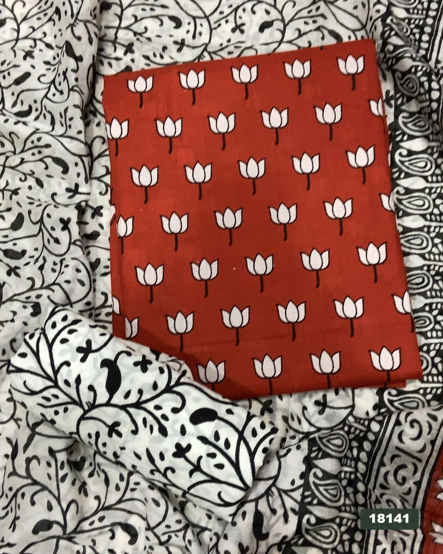 Celestial Pure Cotton Print Suit Set (Luxury Feel)