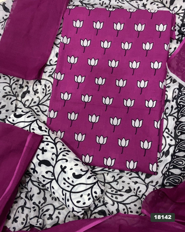 Celestial Pure Cotton Print Suit Set (Luxury Feel)