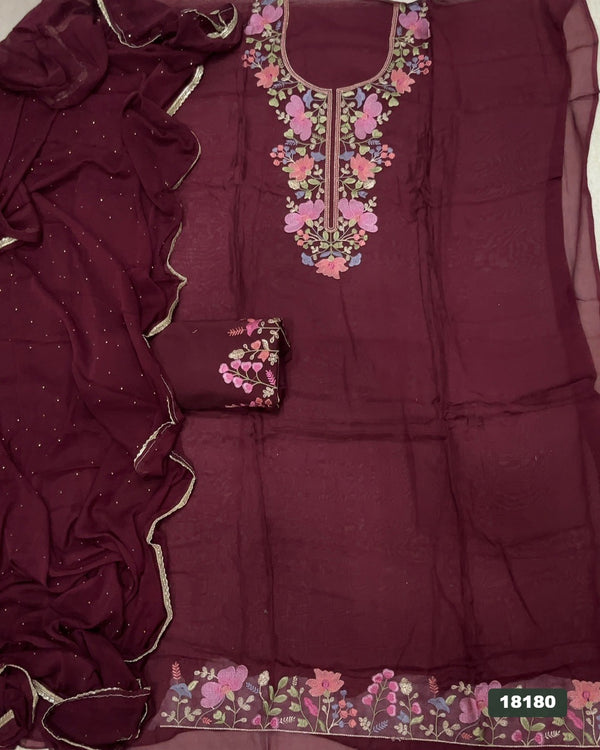 Pure Organza Premium Edit Suit Set
