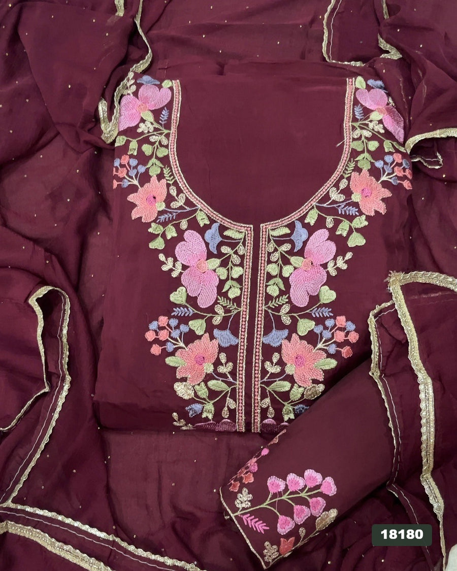 Pure Organza Premium Edit Suit Set