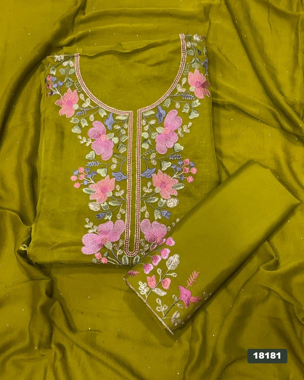 Pure Organza Premium Edit Suit Set