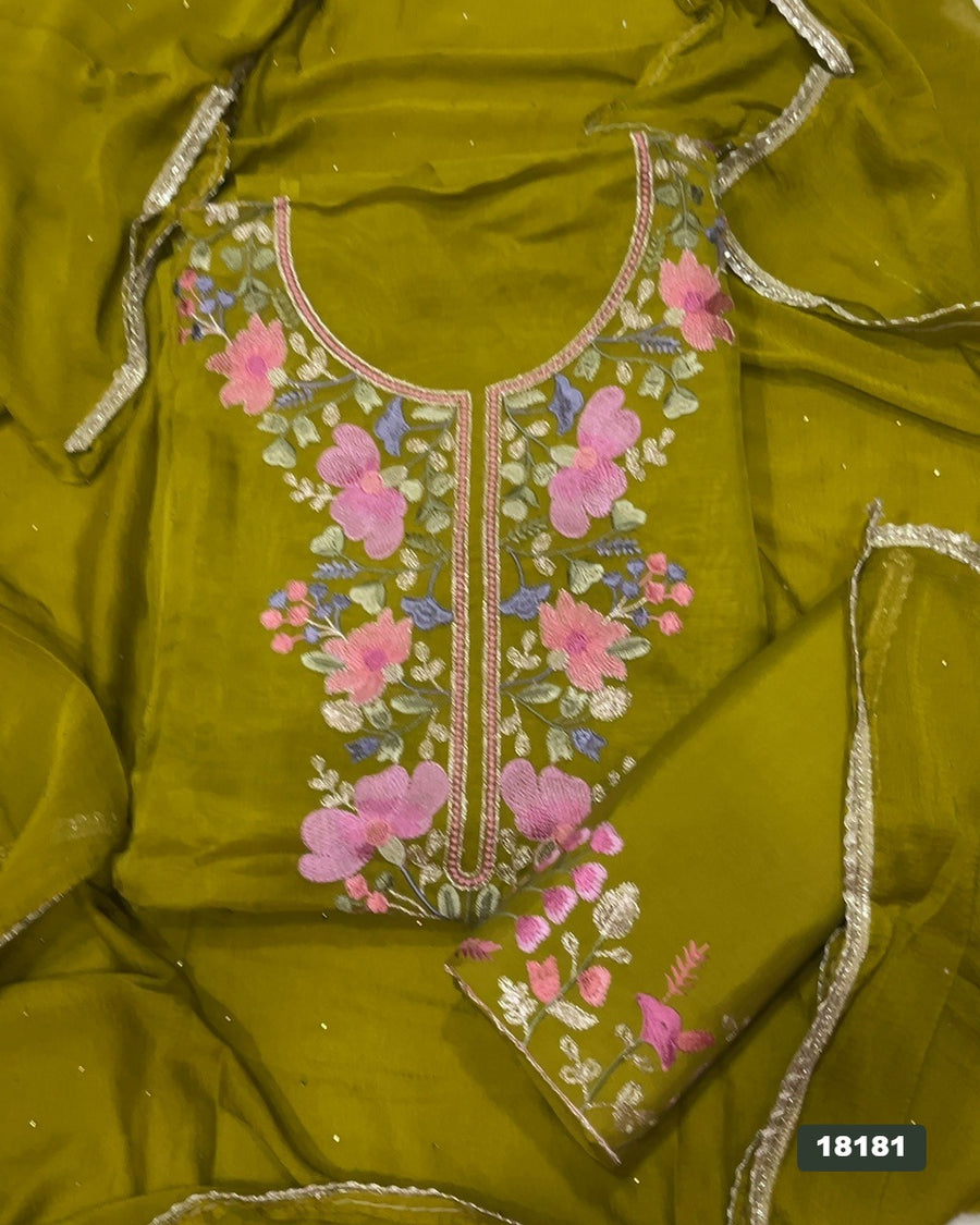 Pure Organza Premium Edit Suit Set