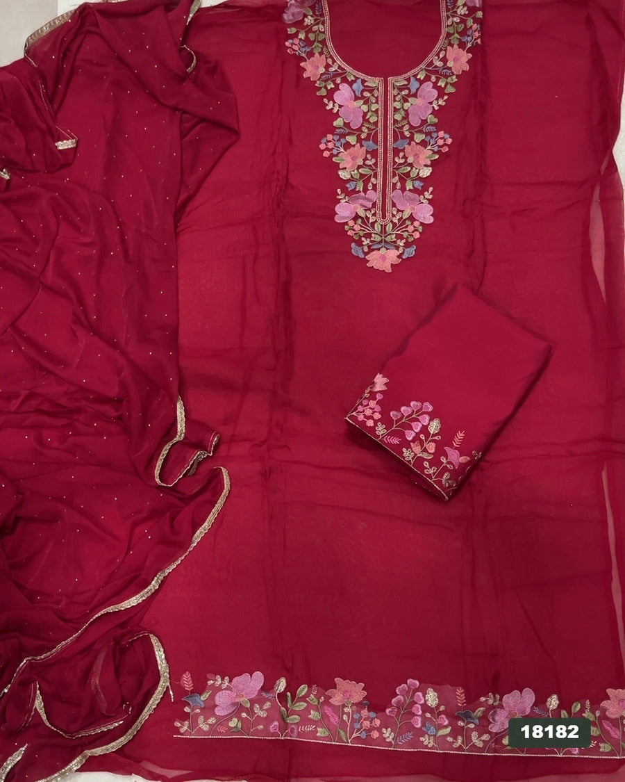 Pure Organza Premium Edit Suit Set