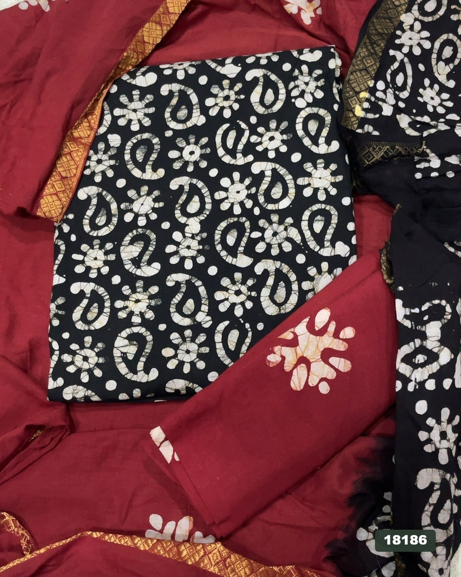 Block Print Elegant Suit Set