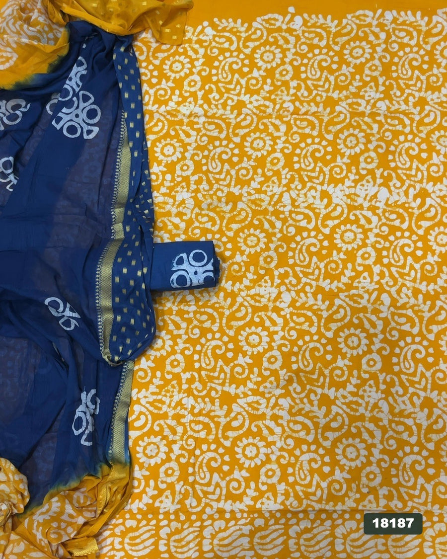 Block Print Elegant Suit Set