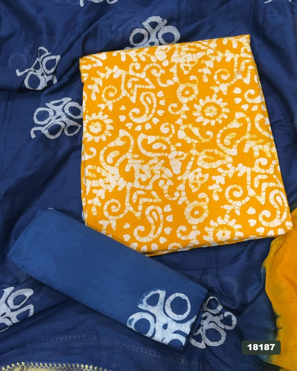 Block Print Elegant Suit Set