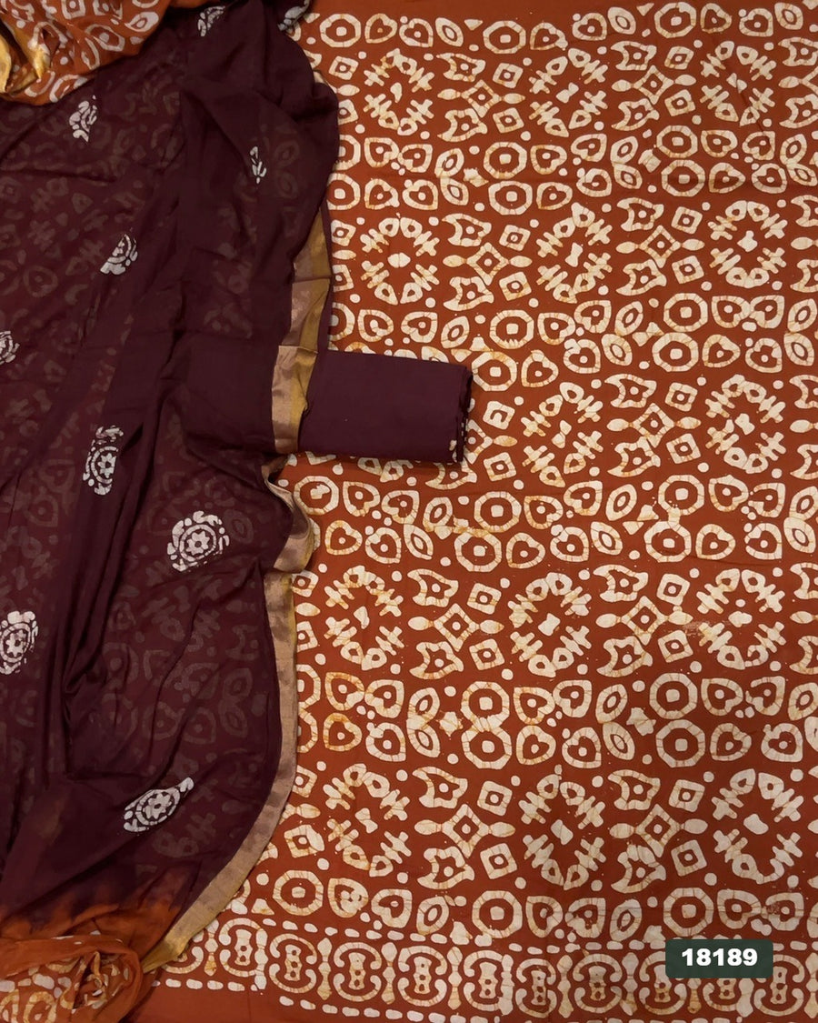 Block Print Elegant Suit Set