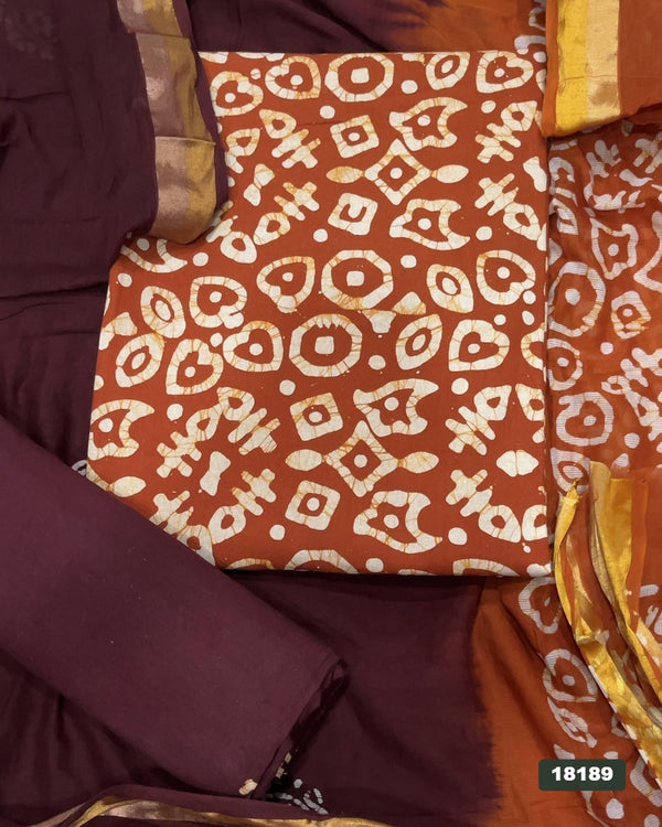 Block Print Elegant Suit Set