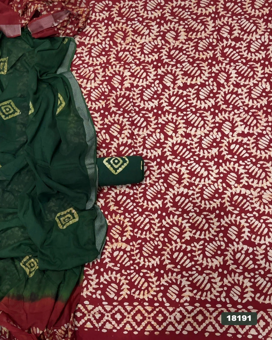 Block Print Elegant Suit Set