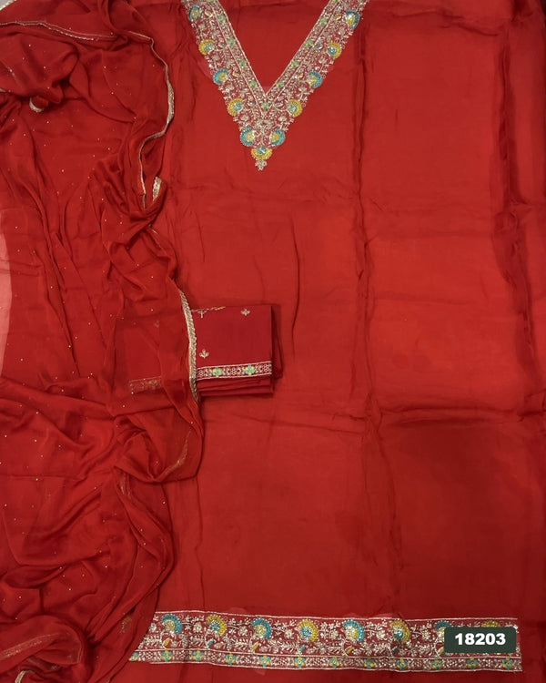 Pure Organza Premium Edit Suit Set
