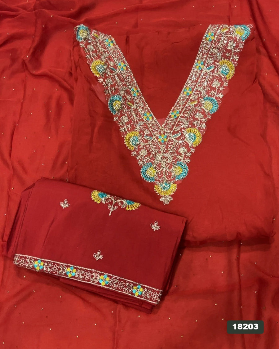 Pure Organza Premium Edit Suit Set