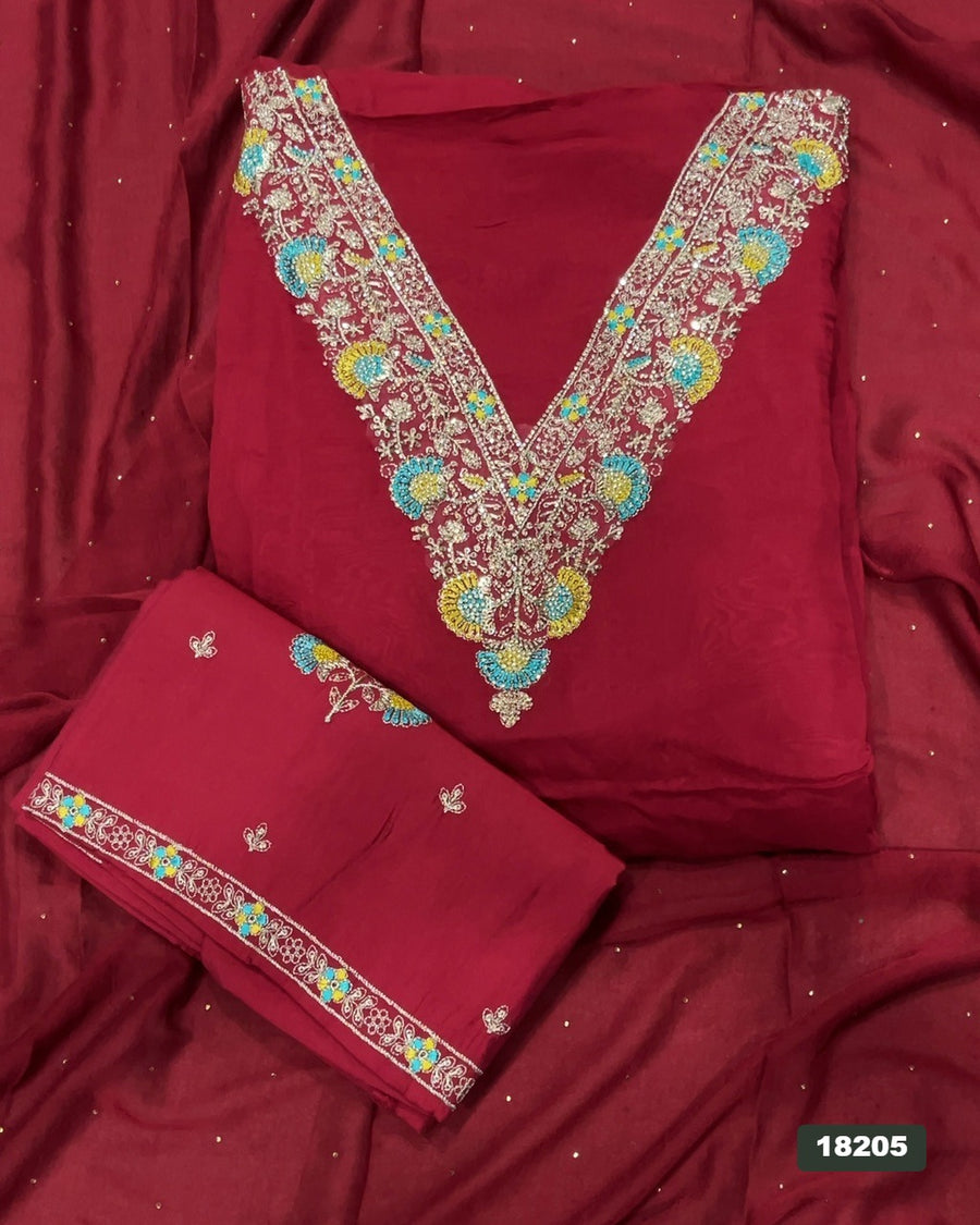 Pure Organza Premium Edit Suit Set