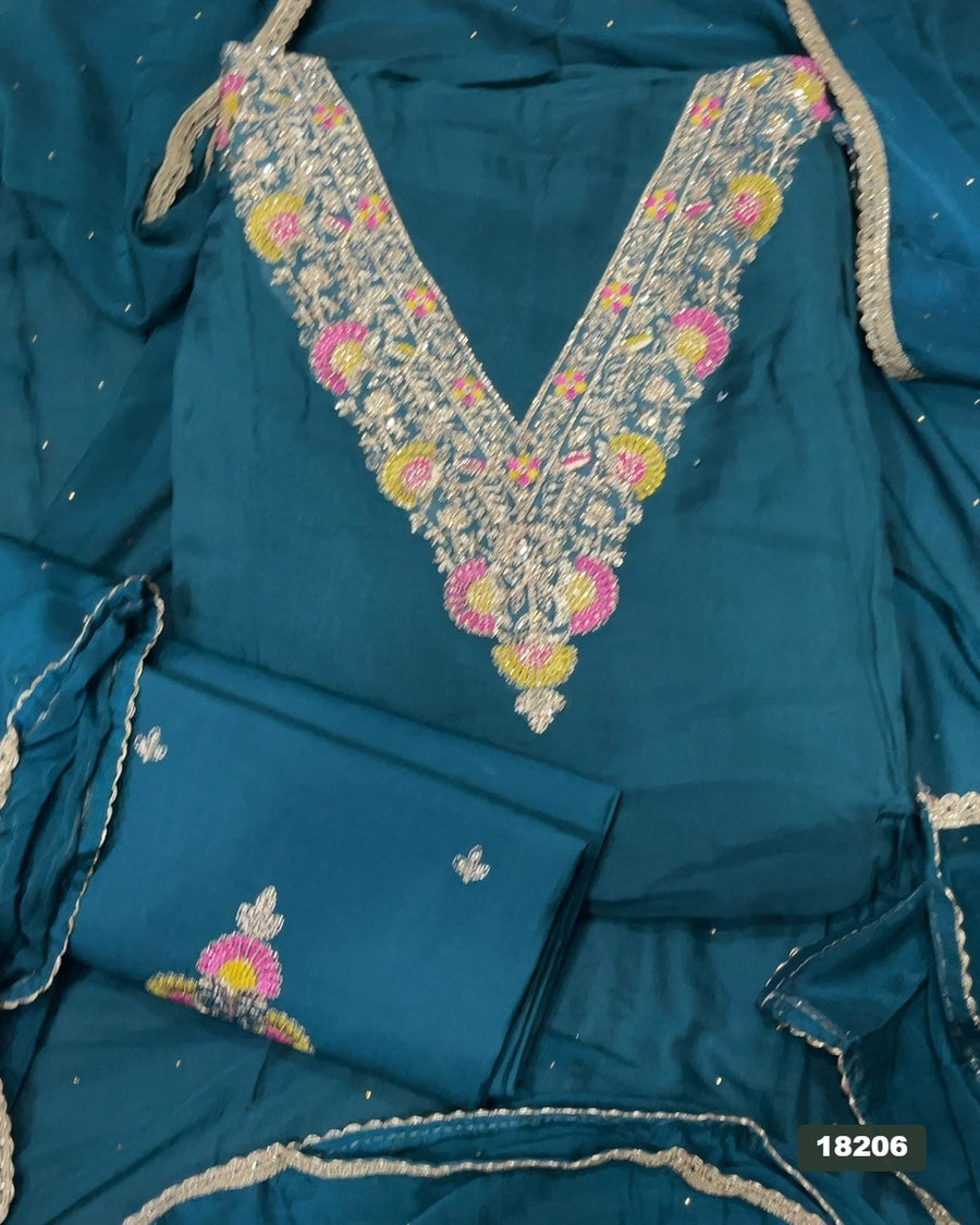 Pure Organza Premium Edit Suit Set