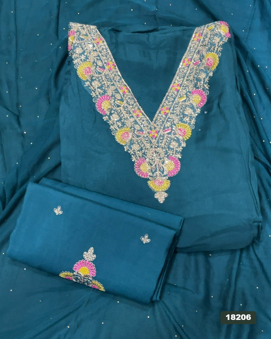 Pure Organza Premium Edit Suit Set