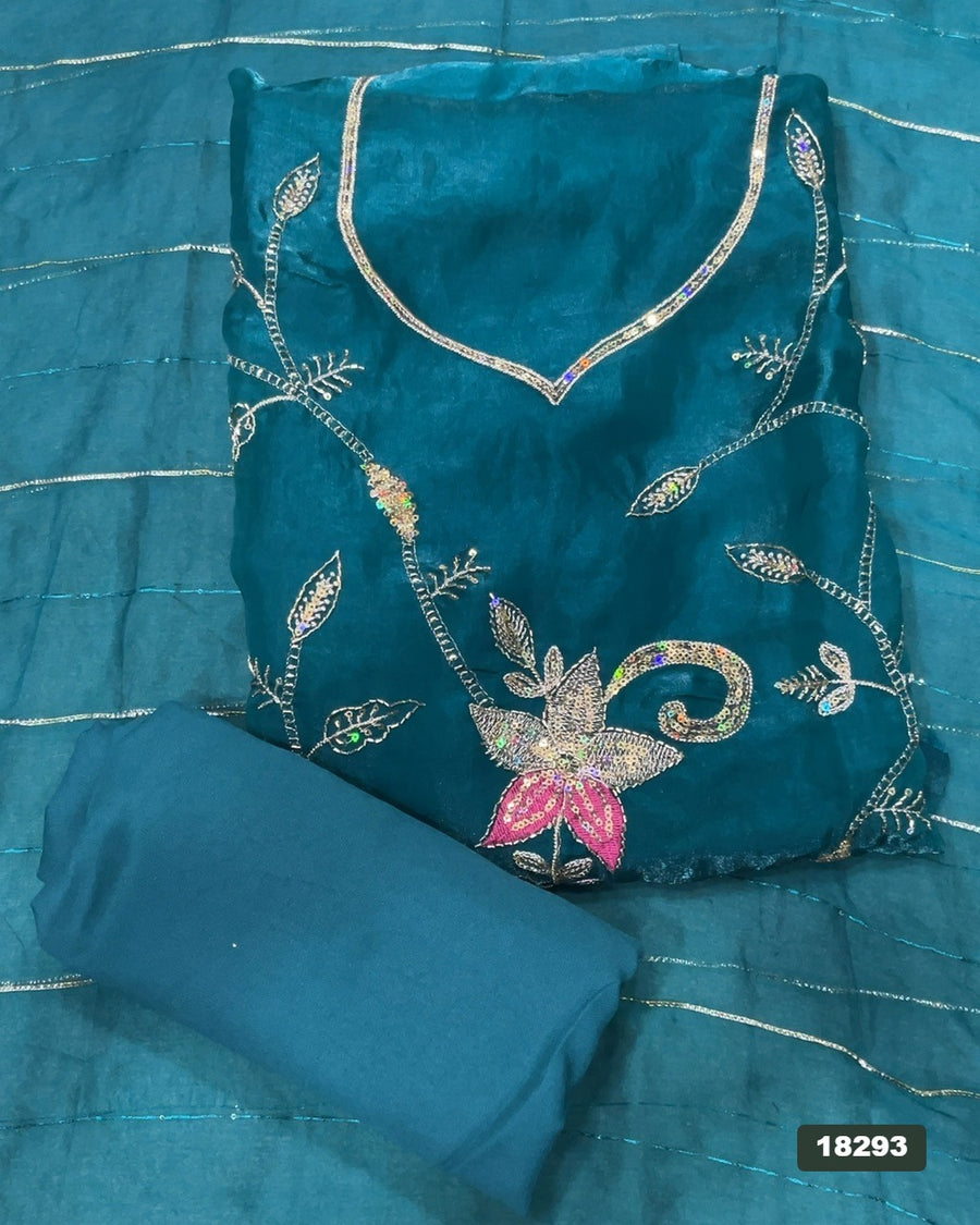 Skylon Silk Embroidery Suit Set