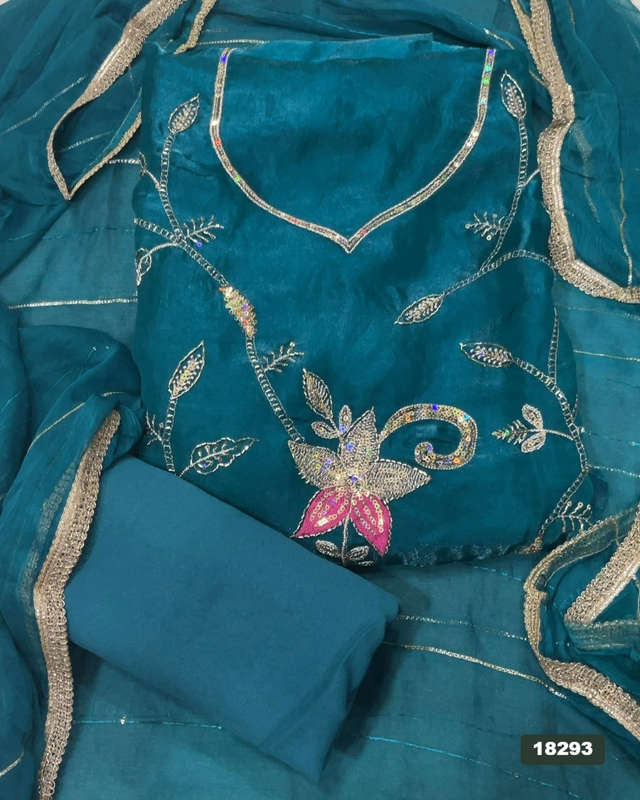 Skylon Silk Embroidery Suit Set