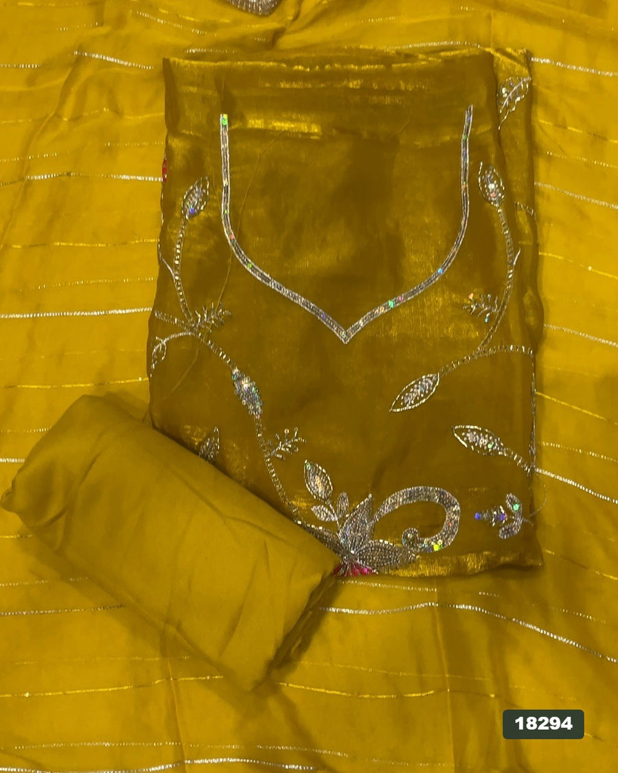 Skylon Silk Embroidery Suit Set