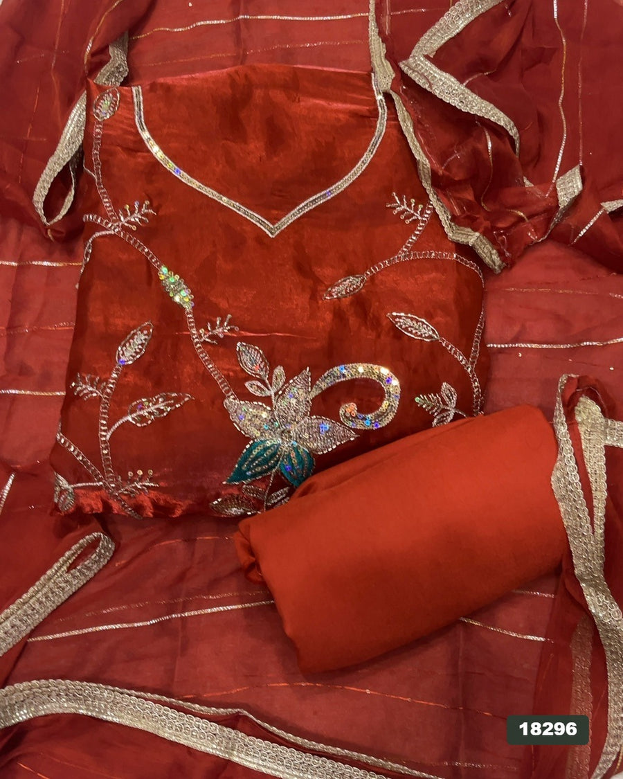 Skylon Silk Embroidery Suit Set
