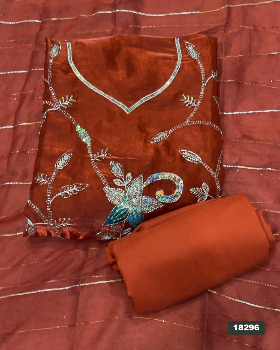 Skylon Silk Embroidery Suit Set