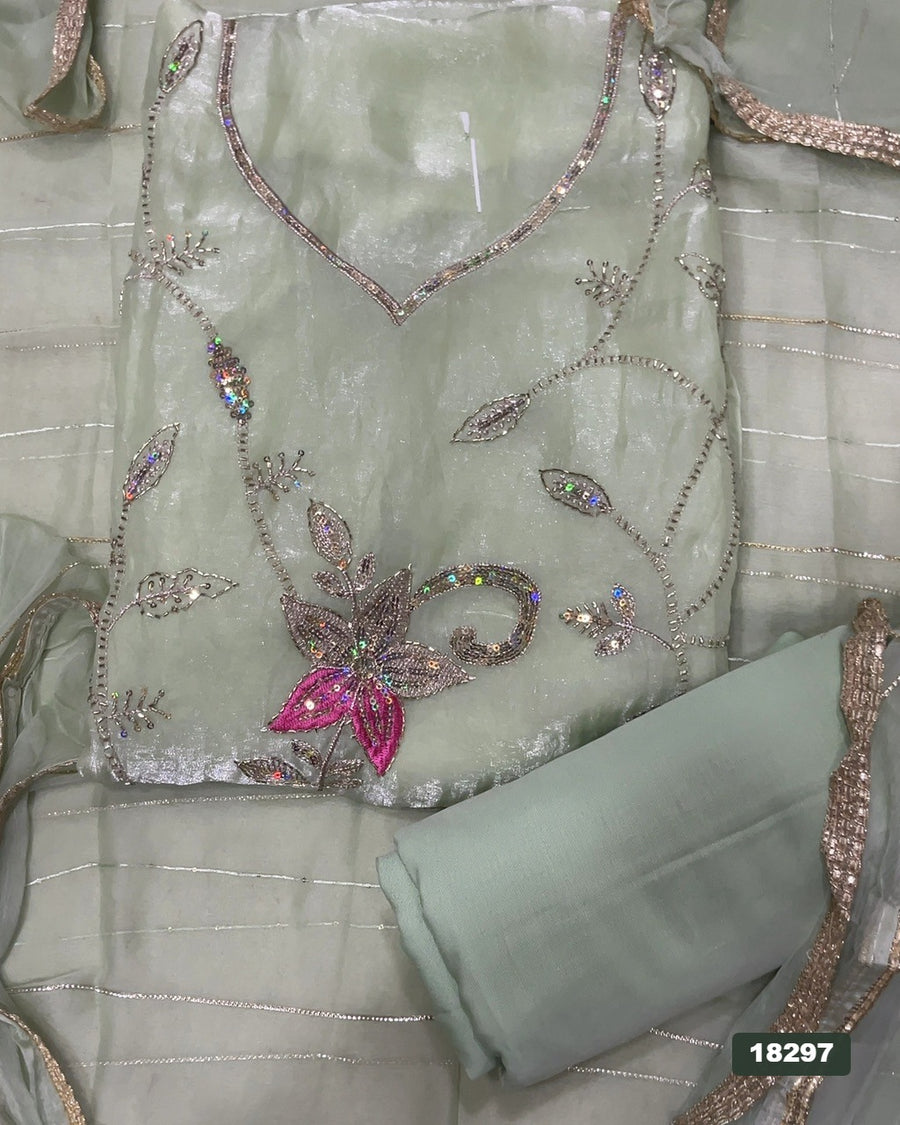Skylon Silk Embroidery Suit Set