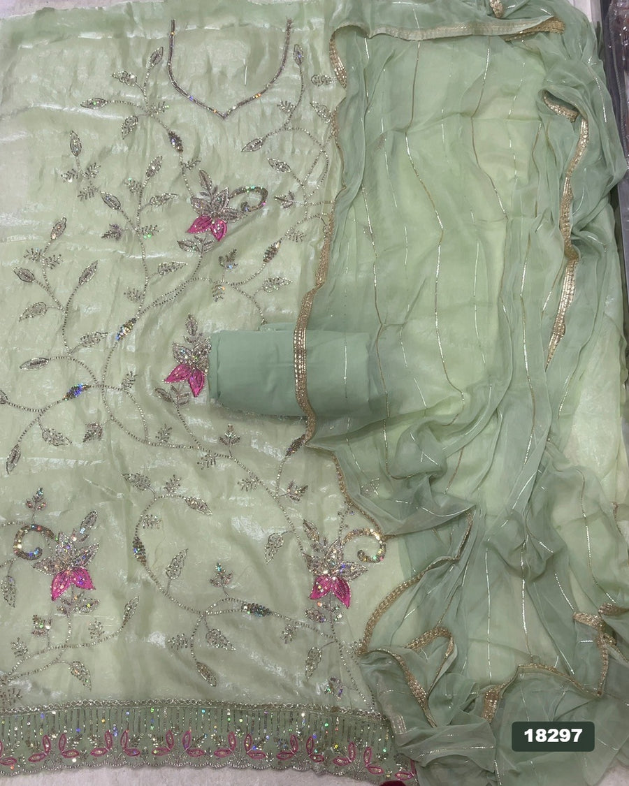 Skylon Silk Embroidery Suit Set