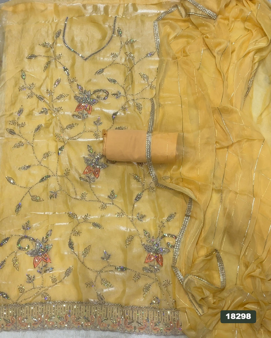 Skylon Silk Embroidery Suit Set