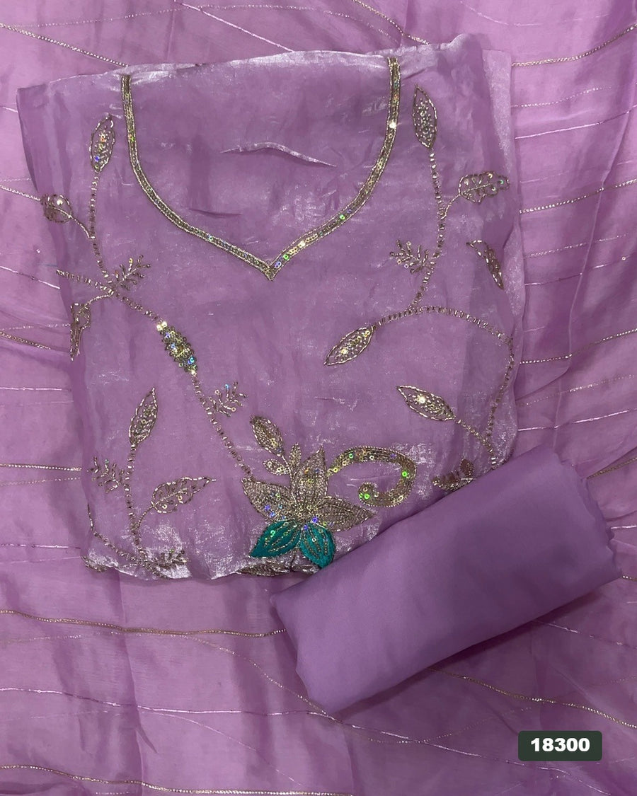Skylon Silk Embroidery Suit Set