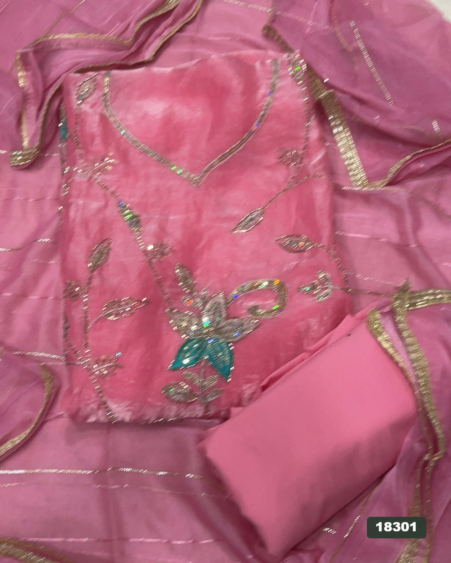 Skylon Silk Embroidery Suit Set