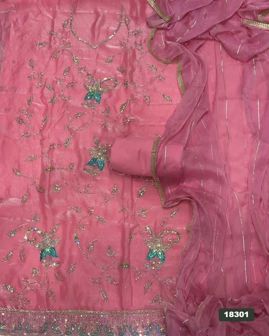 Skylon Silk Embroidery Suit Set