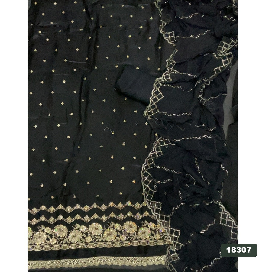 Silk Embroidery Suit Set