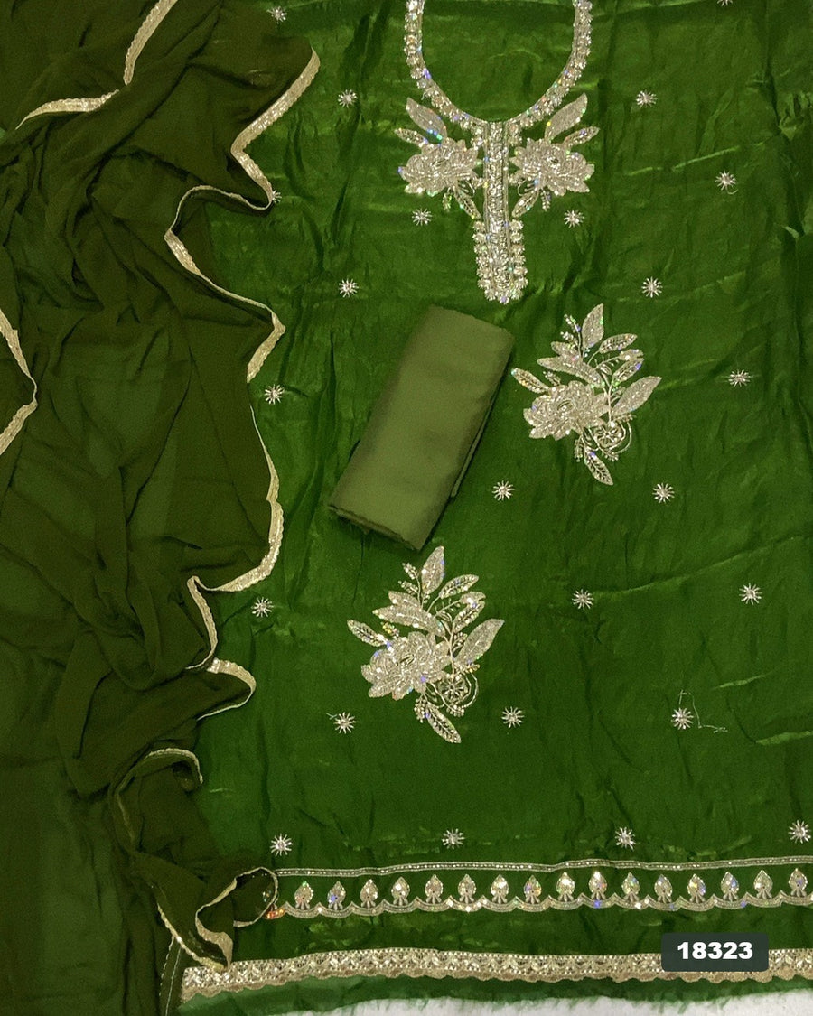 Skylon Silk Embroidery Suit Set