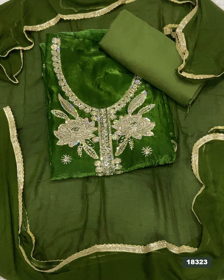 Skylon Silk Embroidery Suit Set