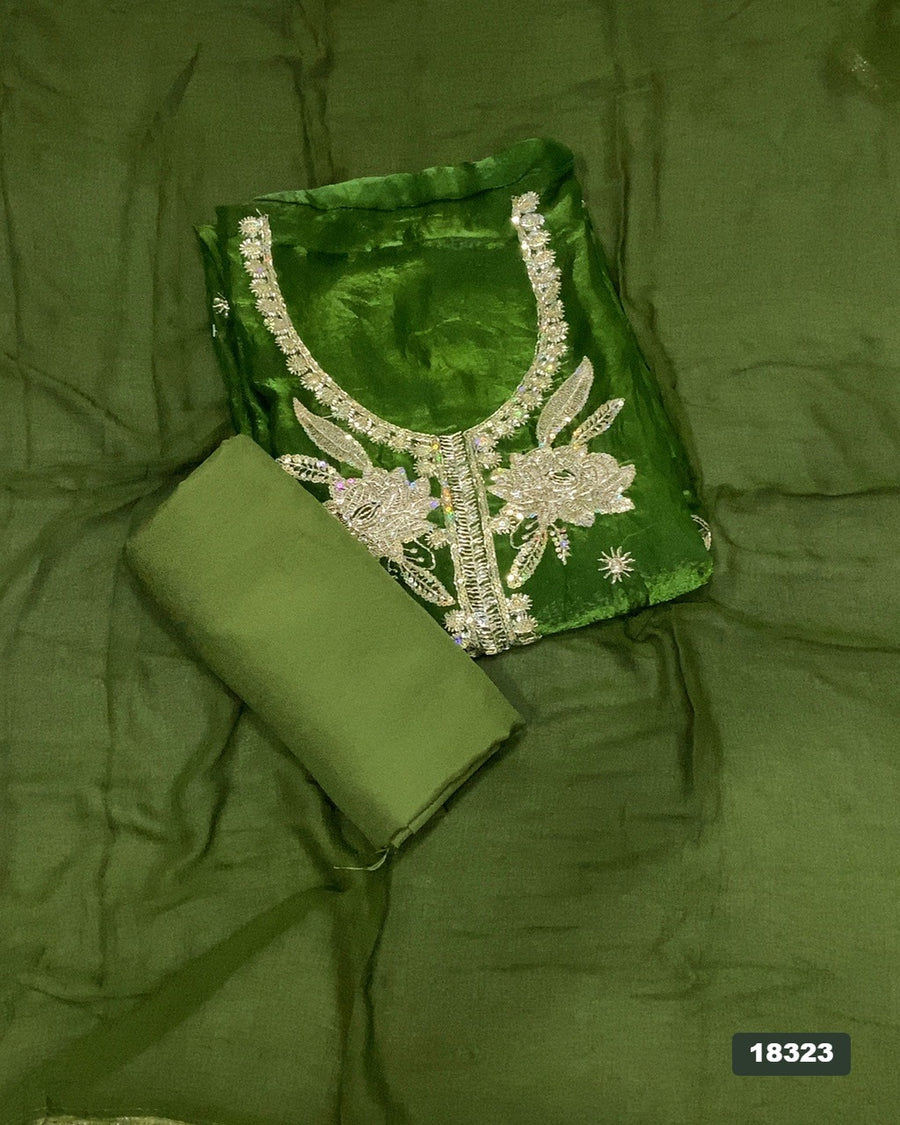 Skylon Silk Embroidery Suit Set