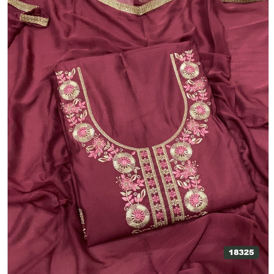Jaam Silk Embroidery Suit Set