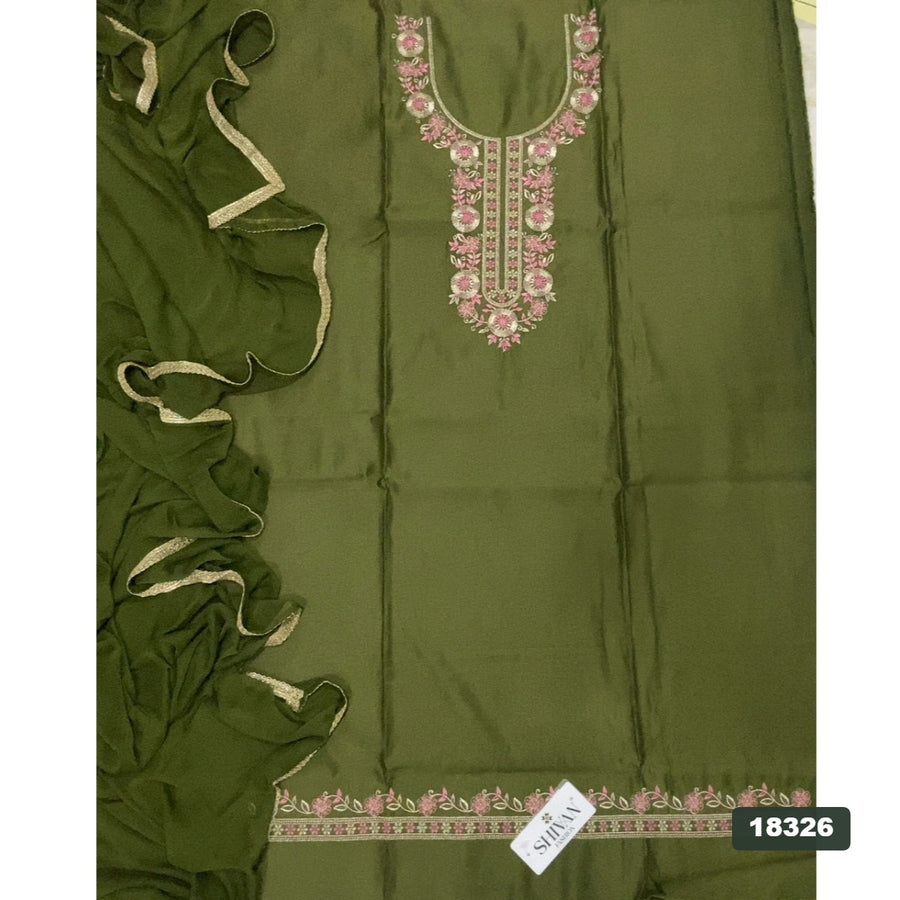 Jaam Silk Embroidery Suit Set