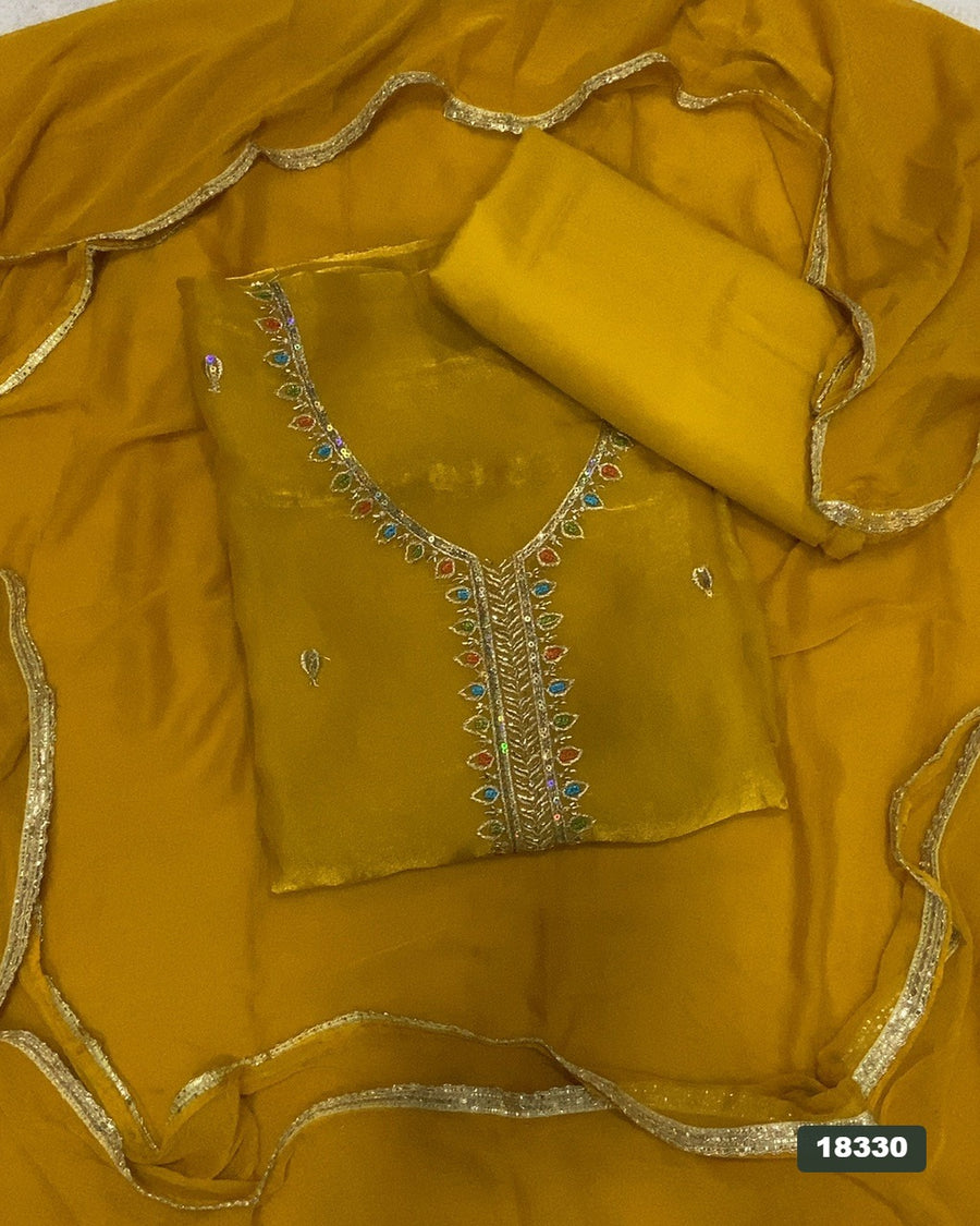 Skylon Silk Embroidery Suit Set