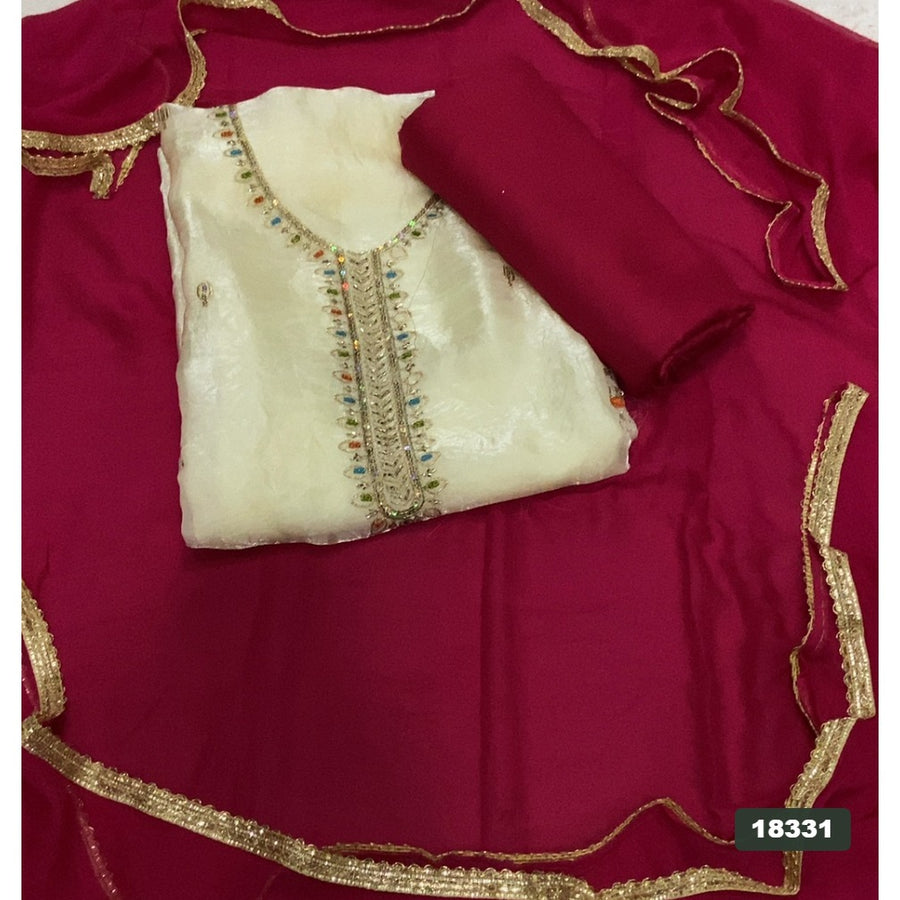 Skylon Silk Embroidery Suit Set
