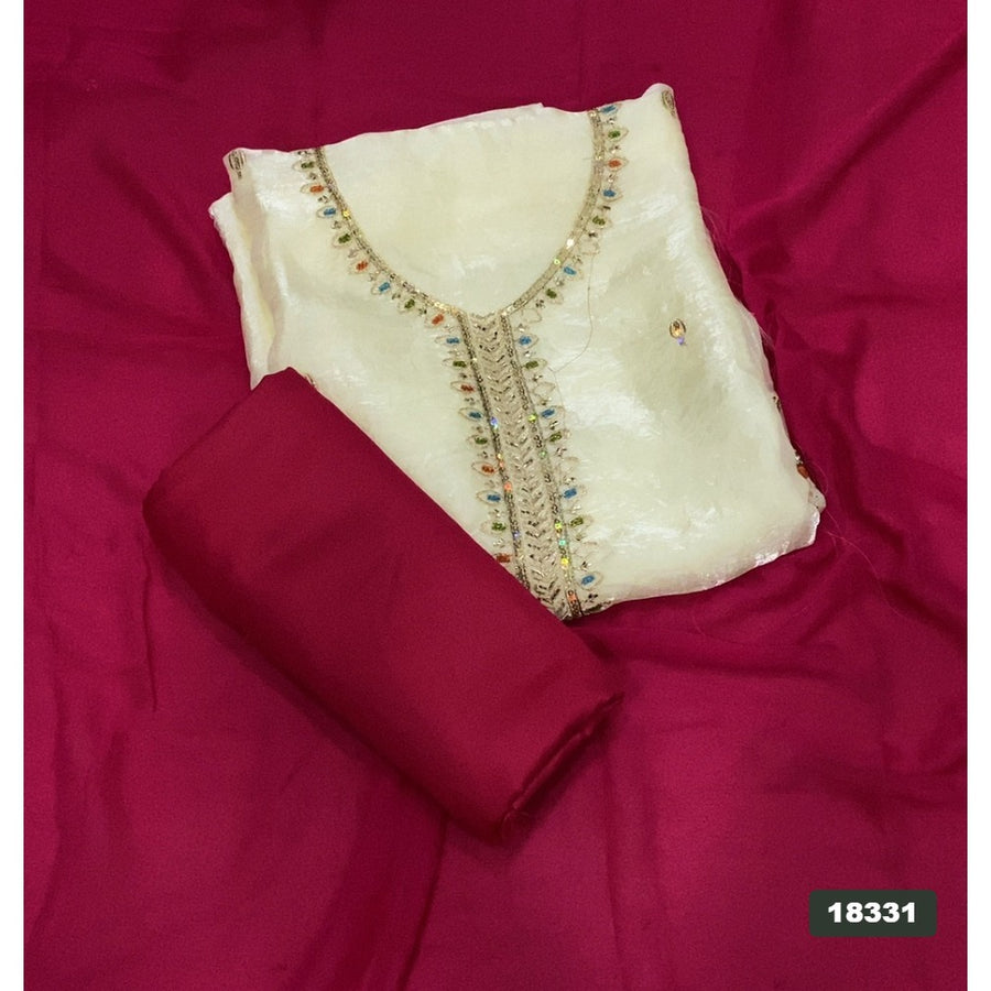 Skylon Silk Embroidery Suit Set