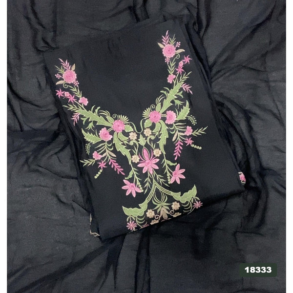 Cotton Silk Embroidery Suit Set