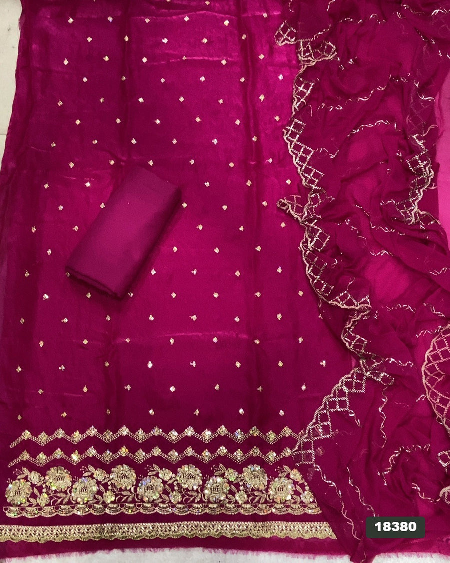Skylon Silk Embroidery Suit Set