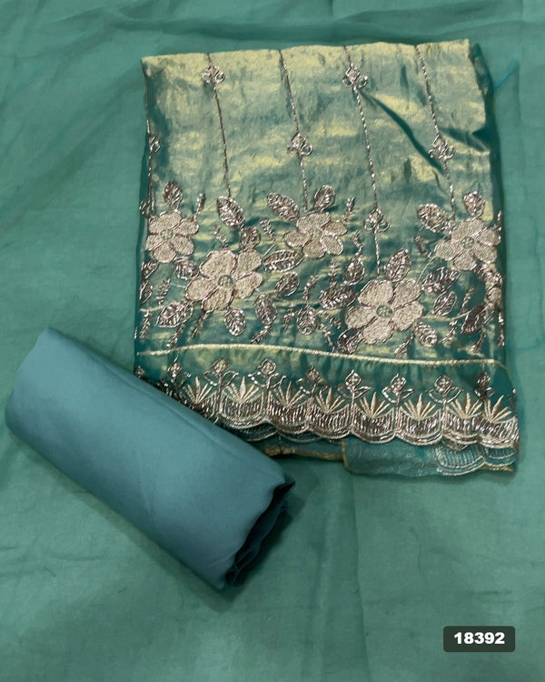 Silk Embroidery Suit Set