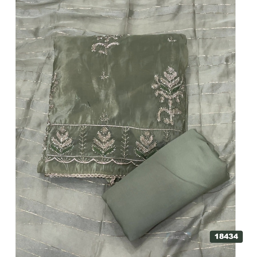Silk Embroidery Suit Set