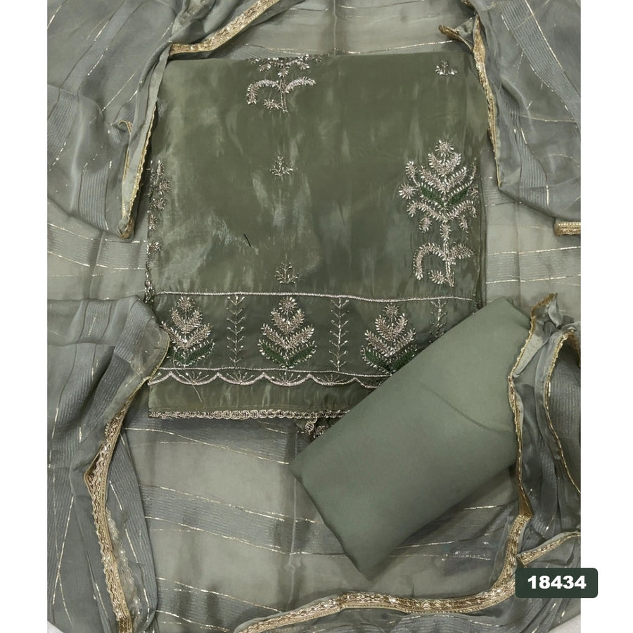 Silk Embroidery Suit Set