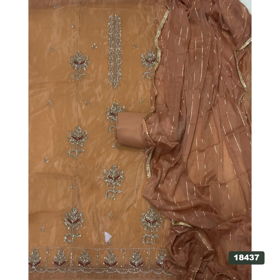 Silk Embroidery Suit Set