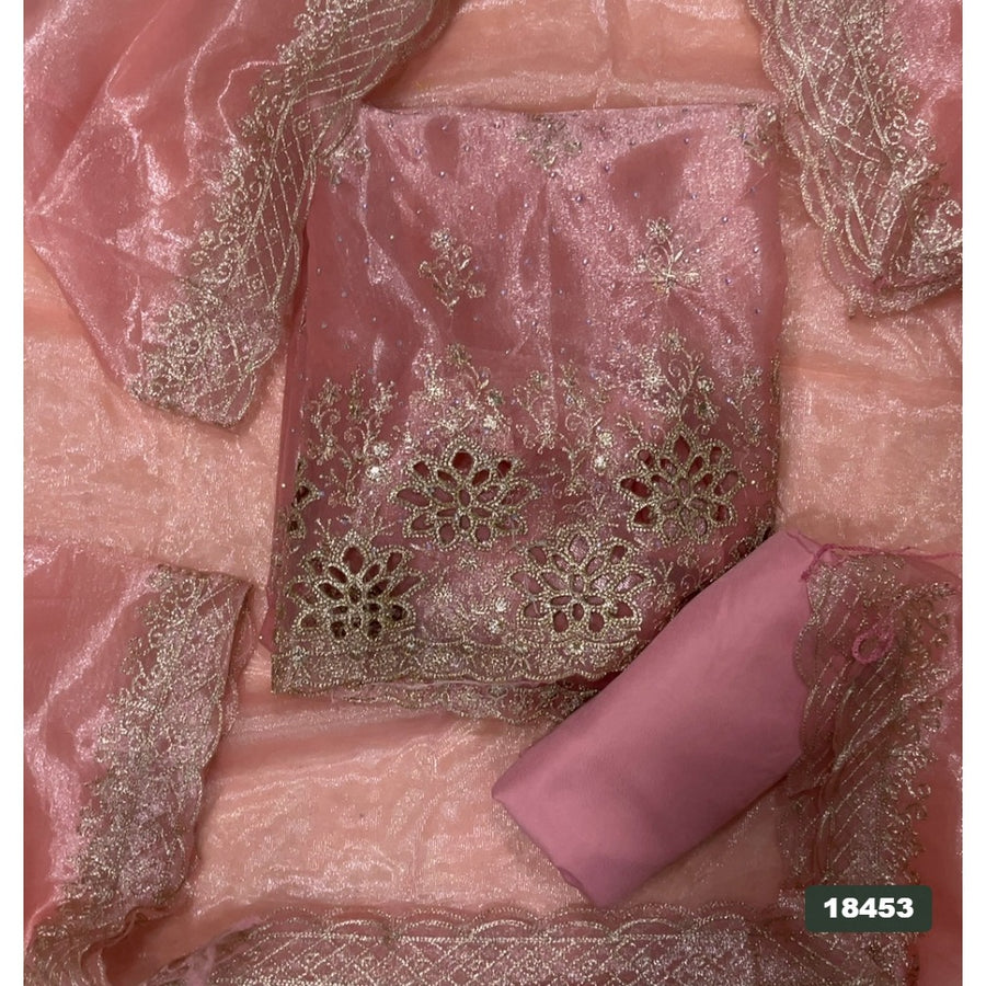 Silk Embroidery Suit Set