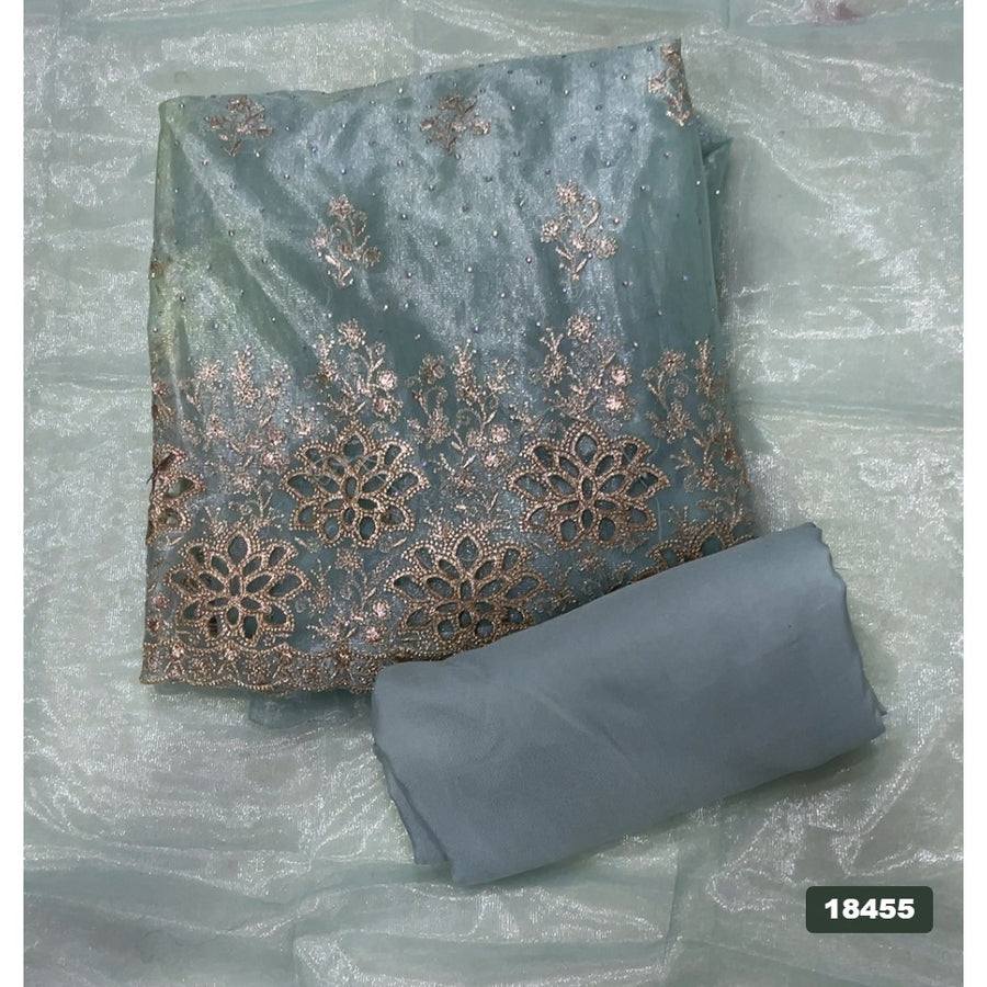 Silk Embroidery Suit Set