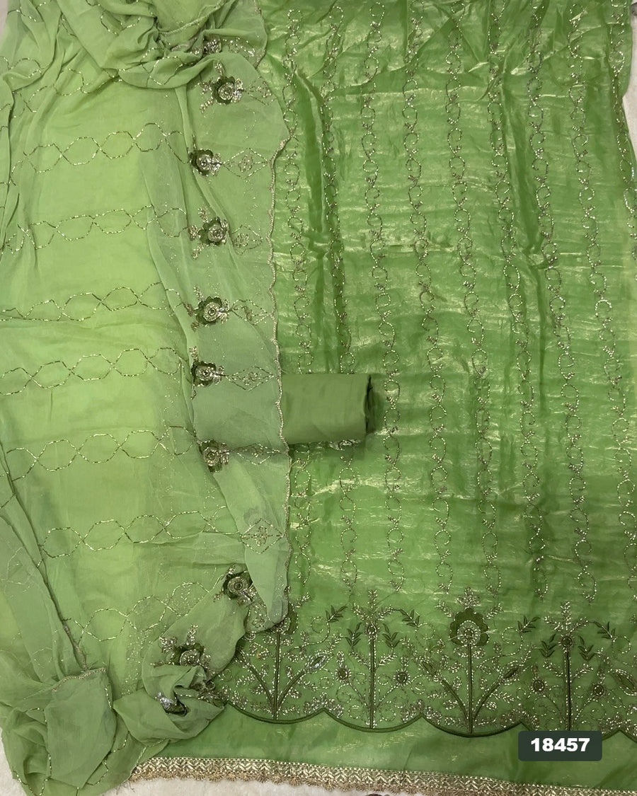 Skylon Silk Embroidery Suit Set