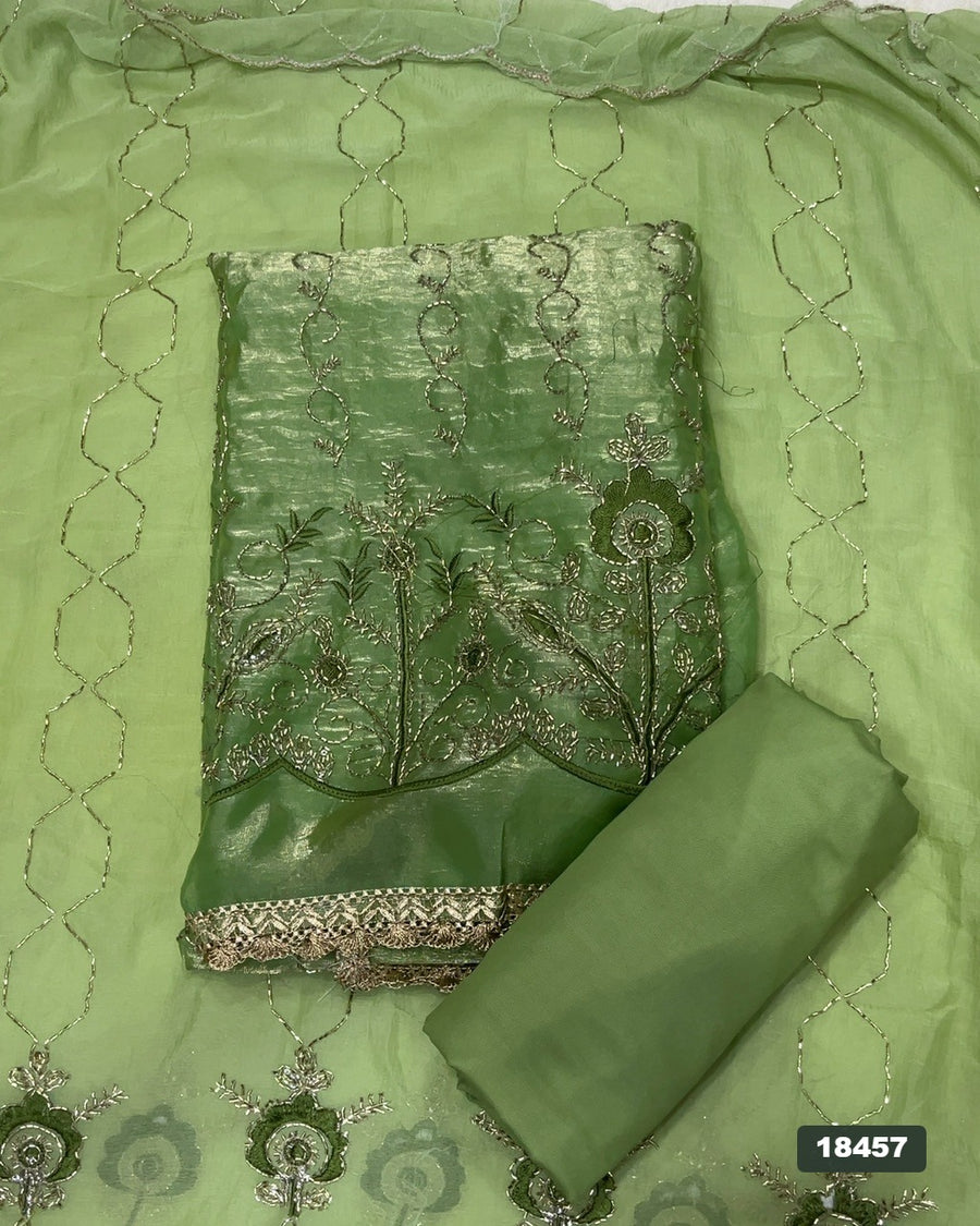 Skylon Silk Embroidery Suit Set