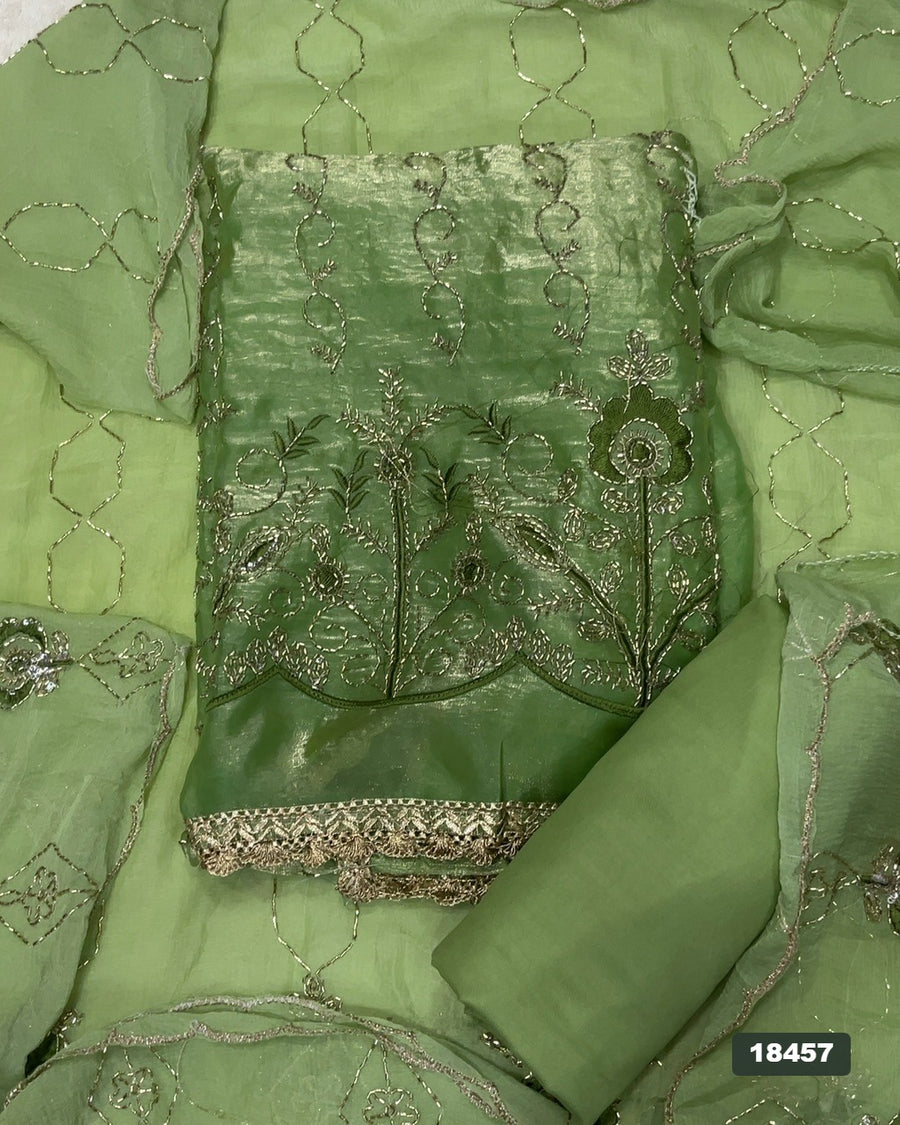 Skylon Silk Embroidery Suit Set
