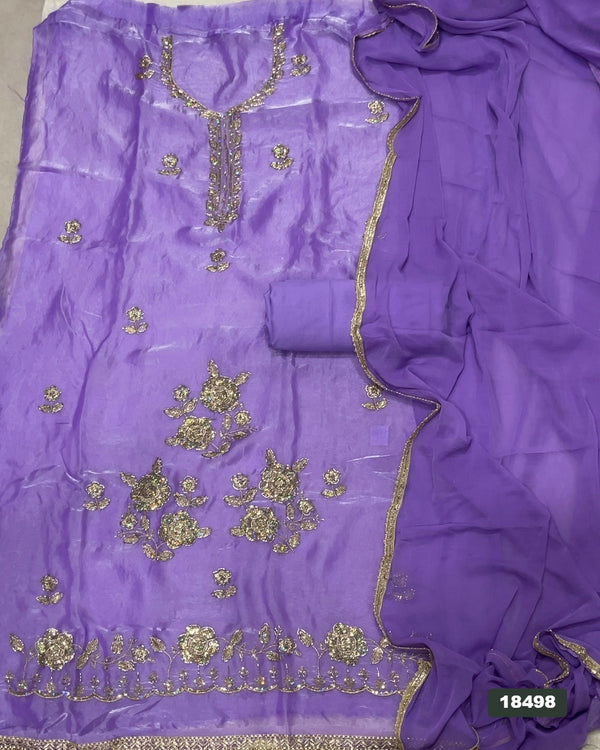 Skylon Silk Embroidery Suit Set